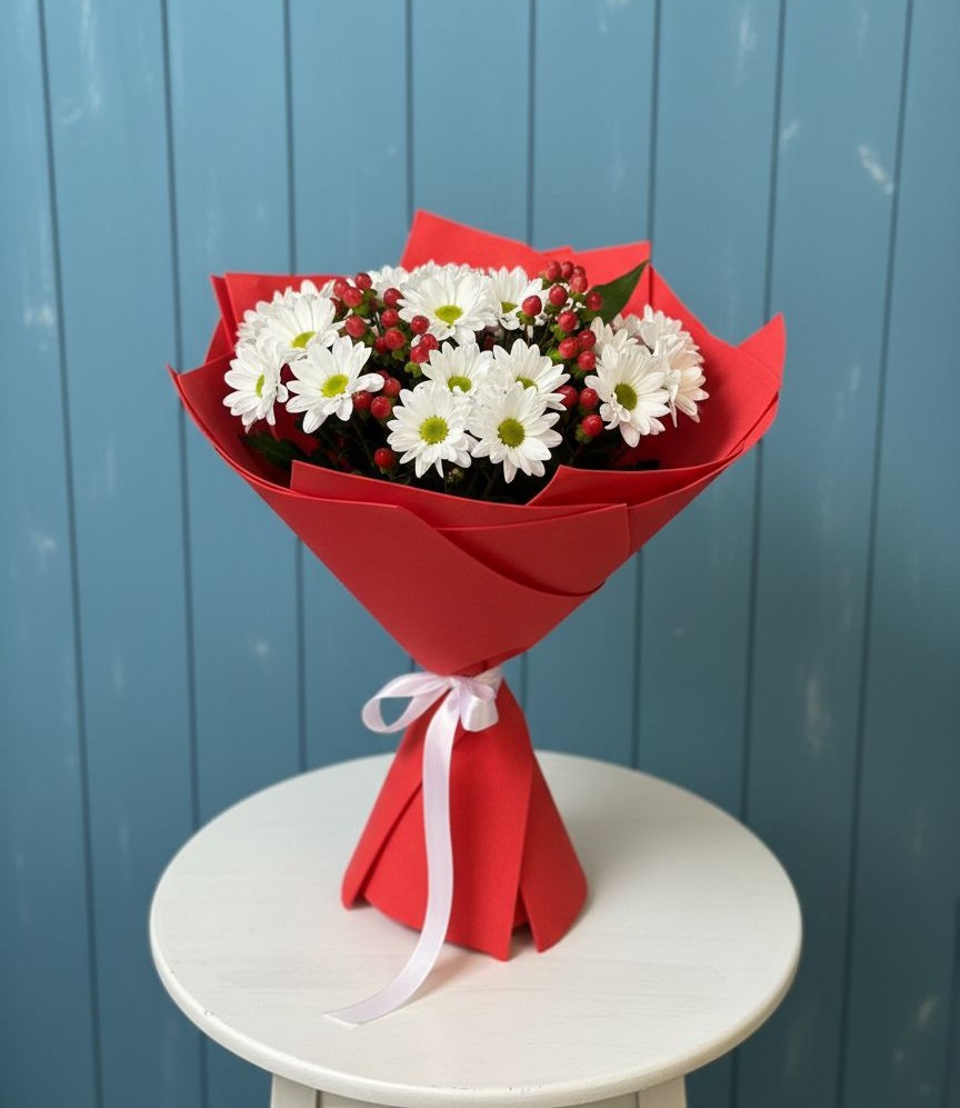 Букет цветов из: Хризантемы в Новоукраинском