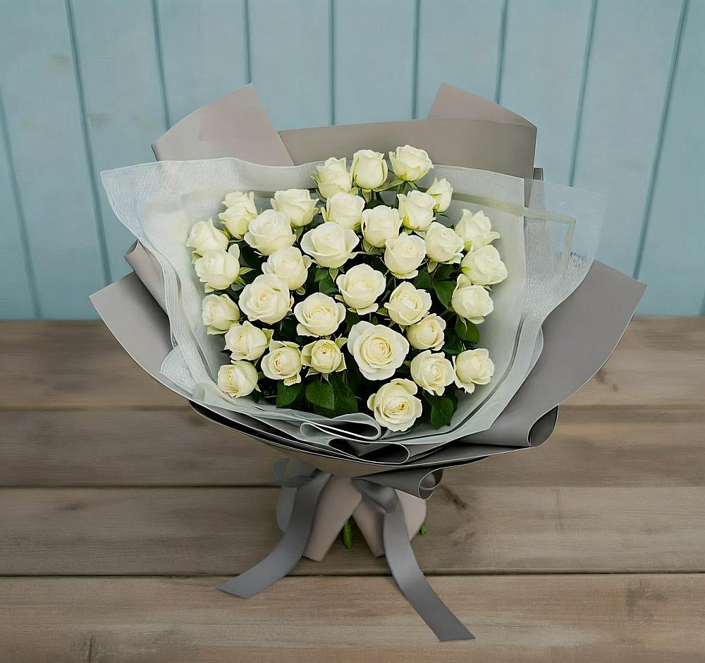 Букет Белоснежная нежность в Новоукраинском
