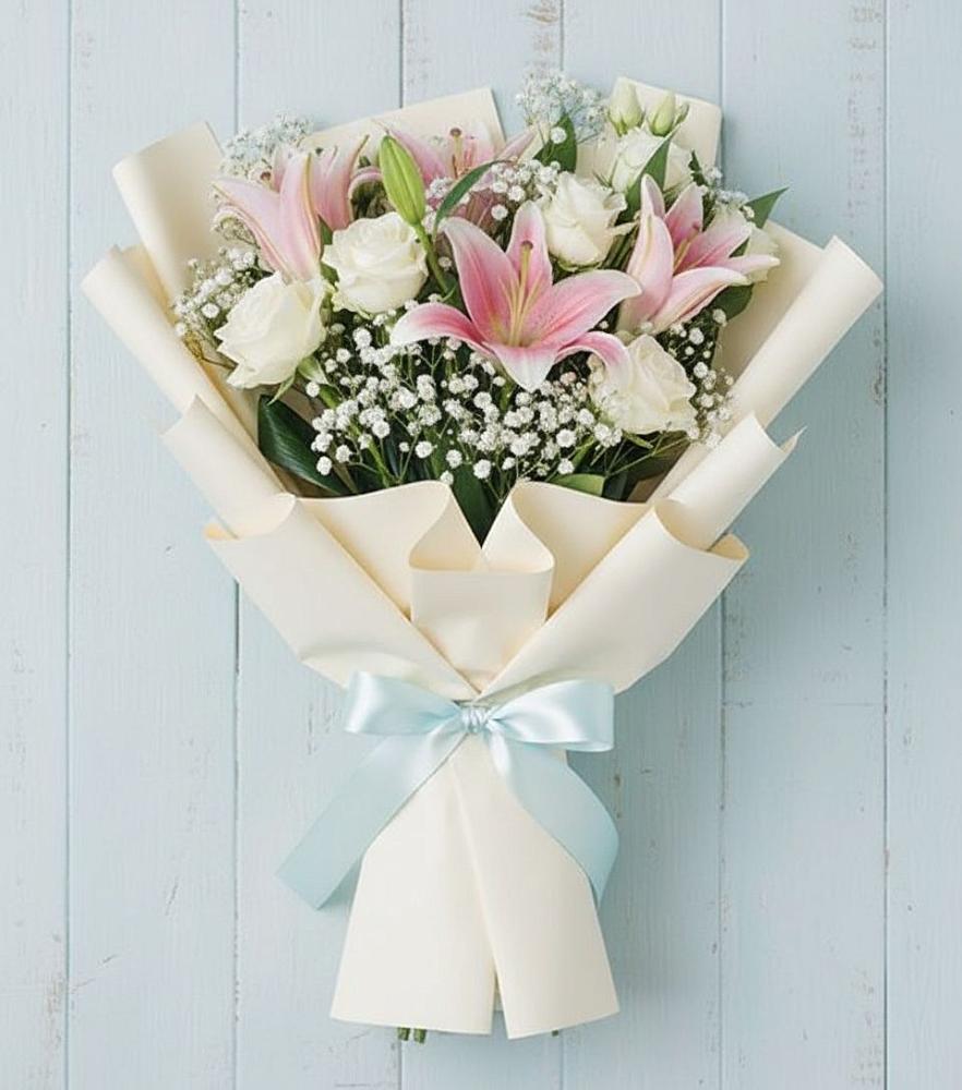 Букет цветов из: Лилии в Новоукраинском