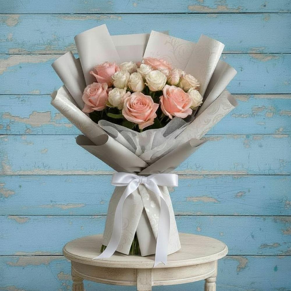 Букет цветов из: Розы в Новоукраинском