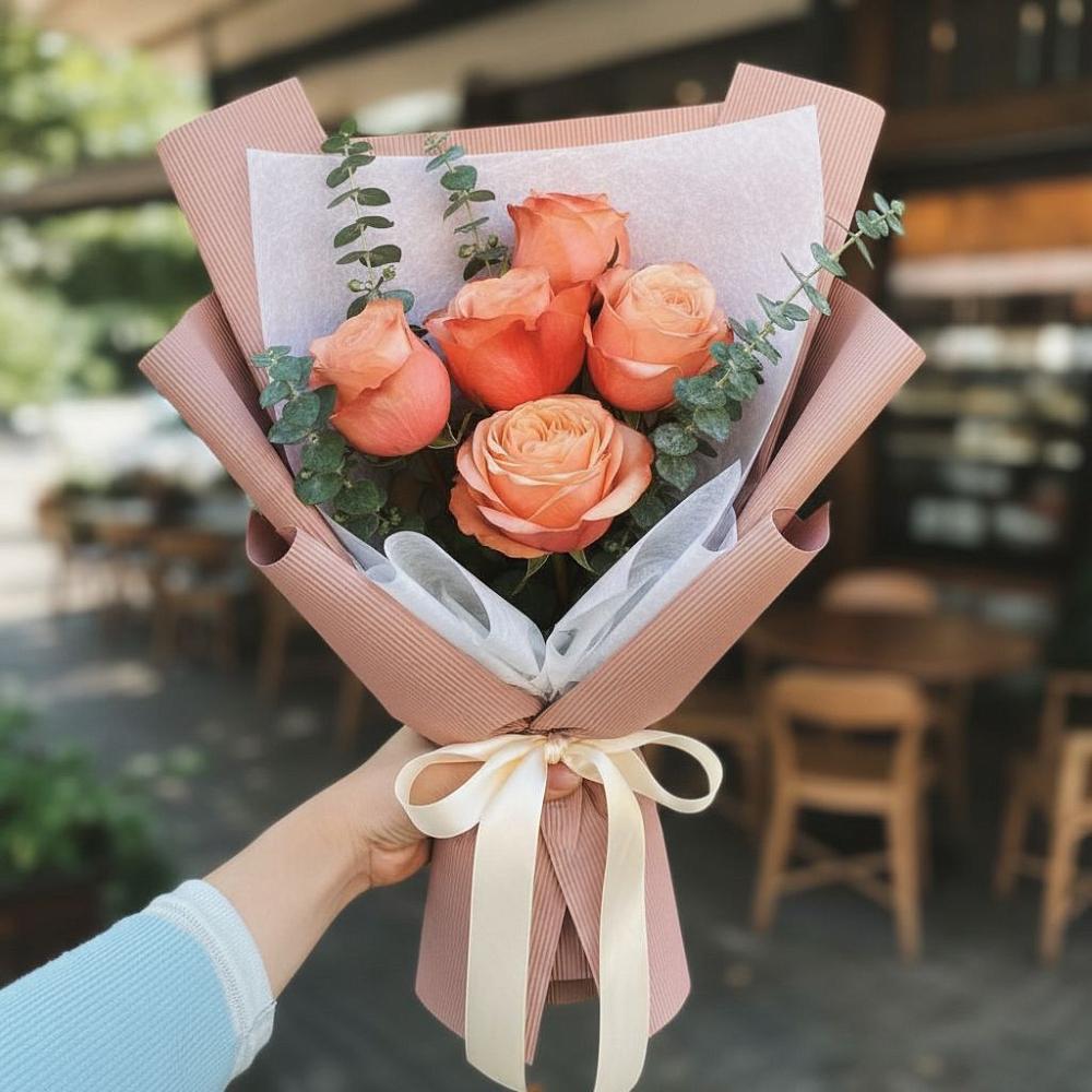 Букет цветов из: Розы в Новоукраинском