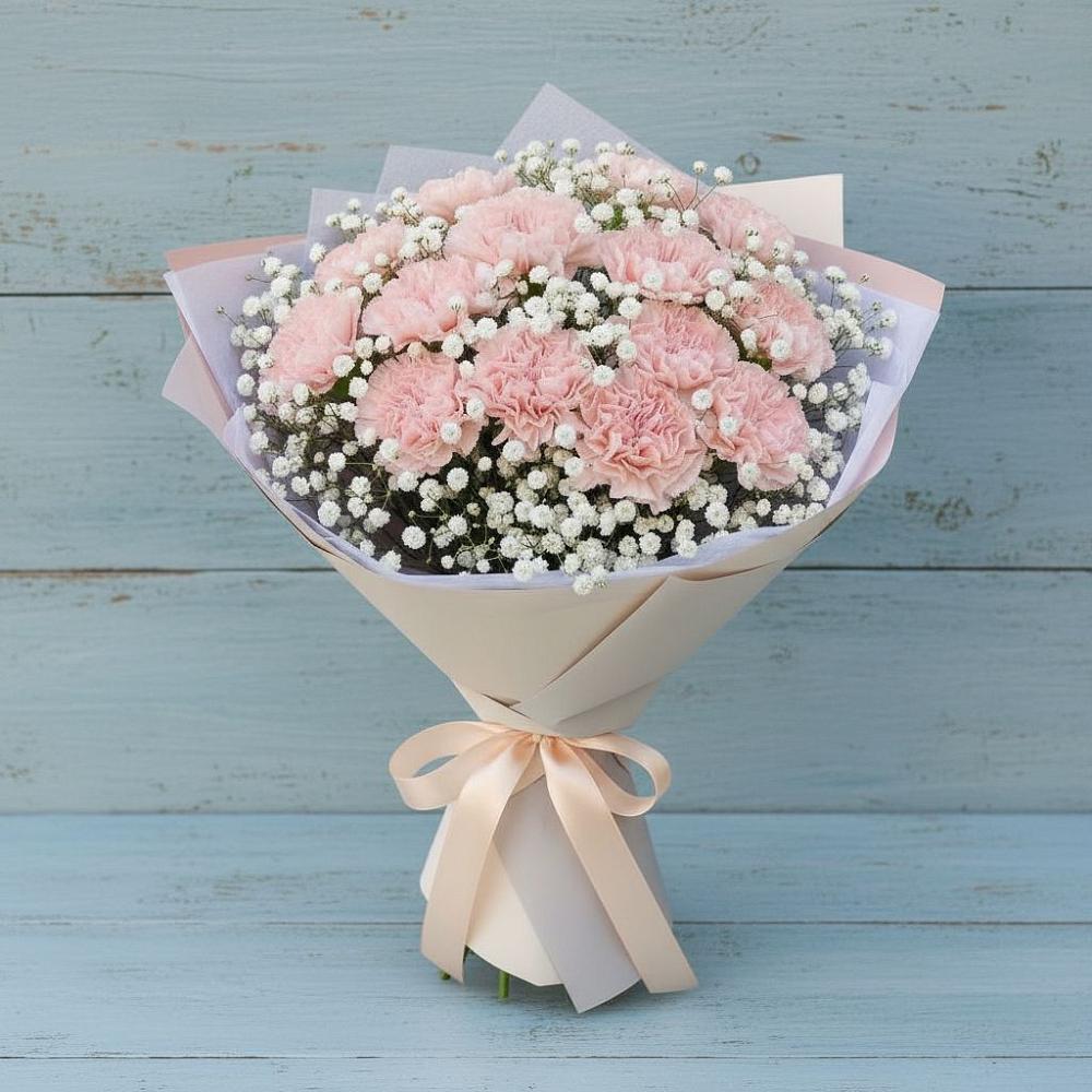 Букет цветов из: Гвоздики в Новоукраинском