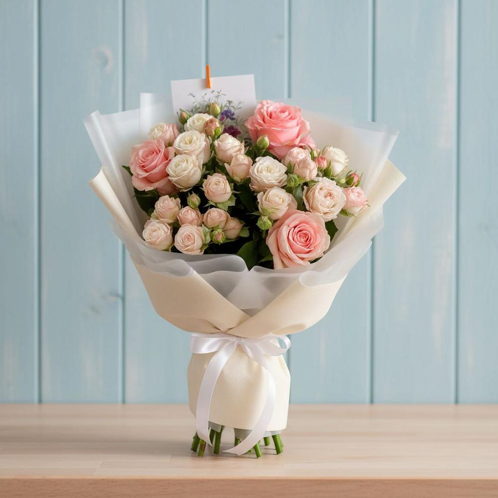 Букет цветов из: Розы в Новоукраинском