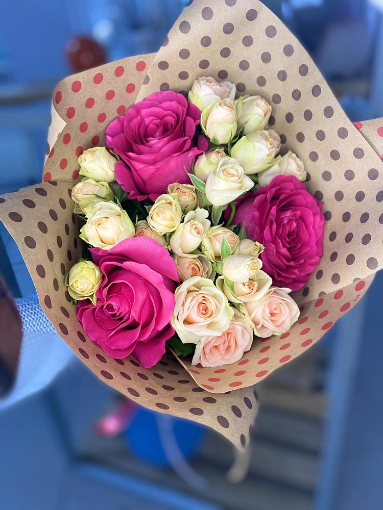 Букет цветов из: Розы в Новоукраинском