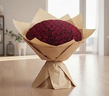 Букет 101 Красная роза в Новоукраинском