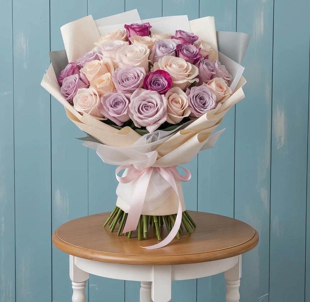 Букет цветов из: Розы в Новоукраинском