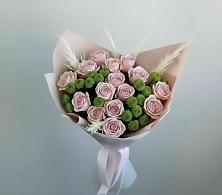 Букет цветов из:  Розы и Хризантемы #REPLACE_PRED# Новоукраинском