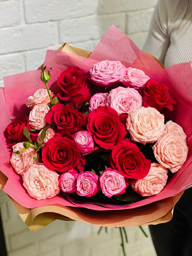 Букет цветов из: Розы в Новоукраинском