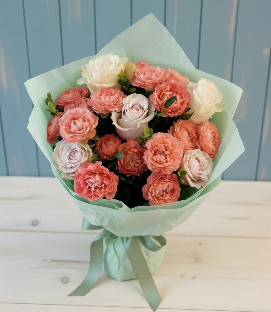 Букет цветов из: Розы в Новоукраинском