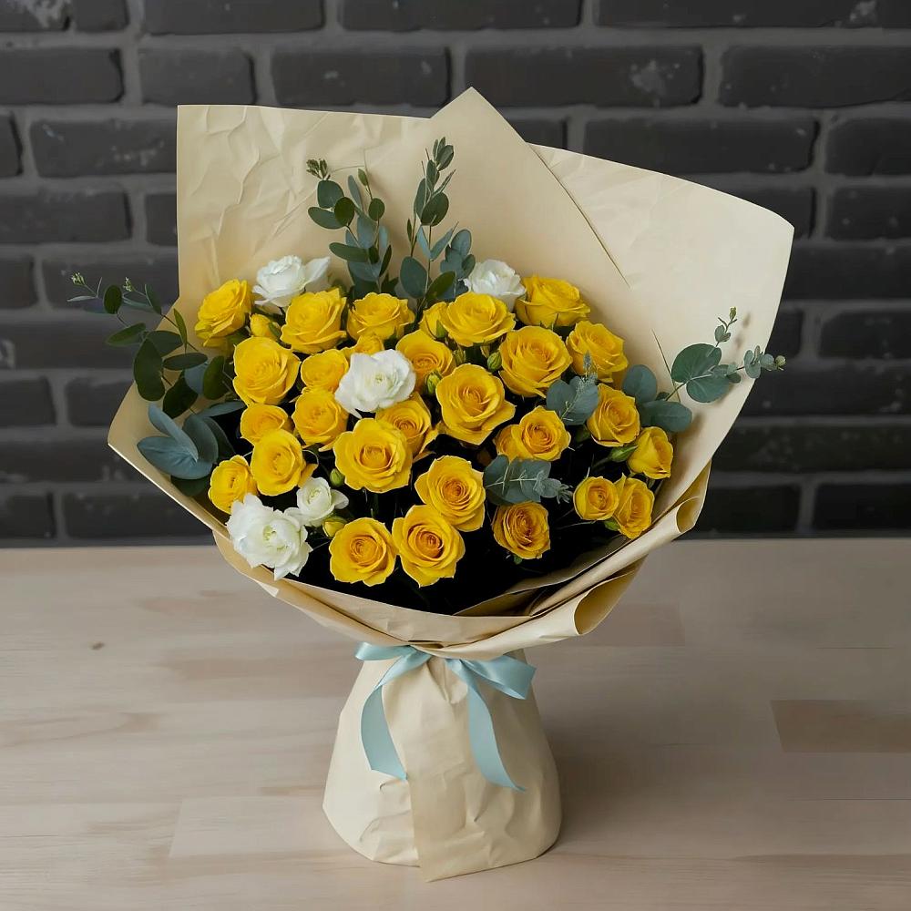 Букет цветов из: Розы в Новоукраинском