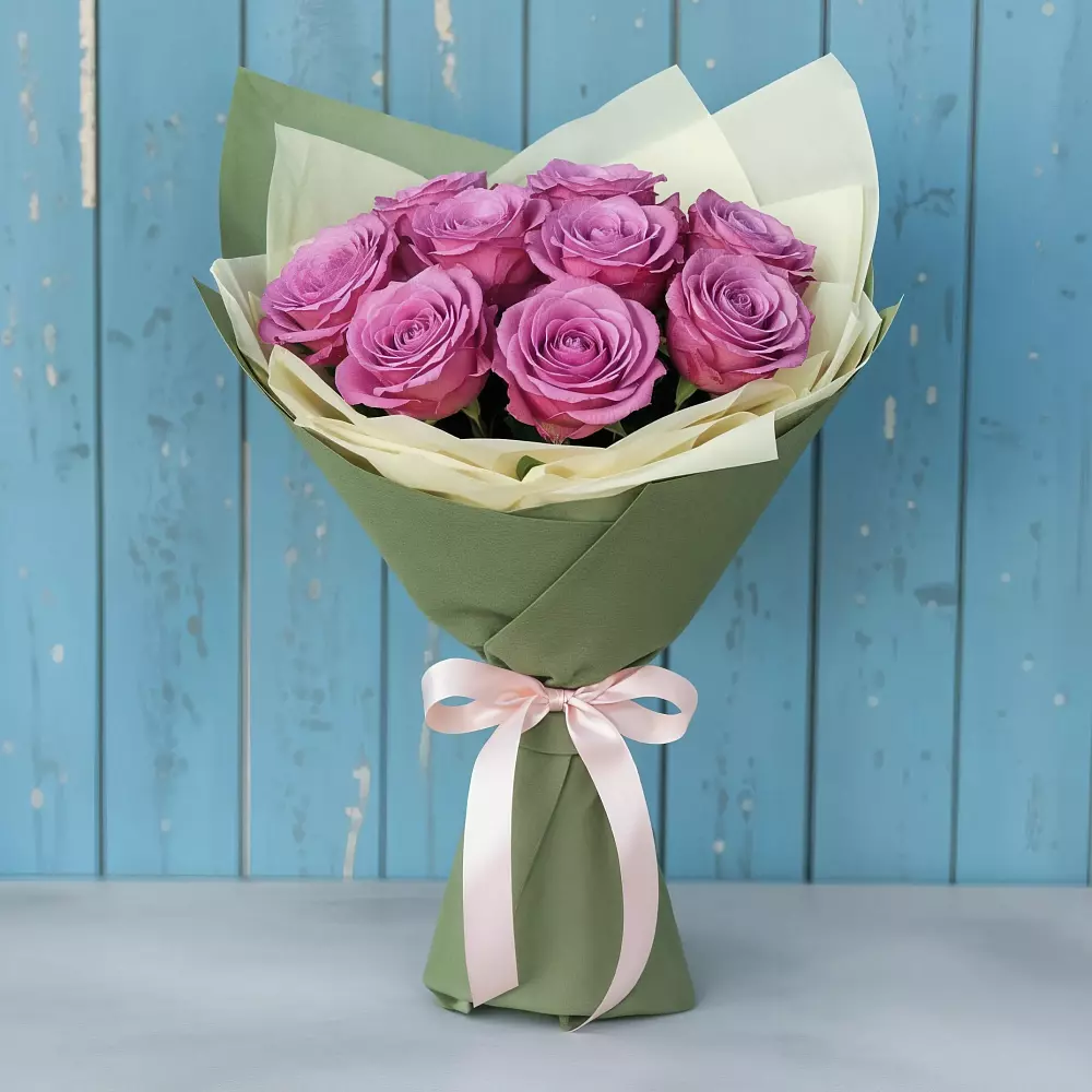 Букет Розы Фёрст Леди в Новоукраинском