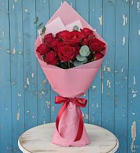 Букет цветов из:  Розы в Новоукраинском