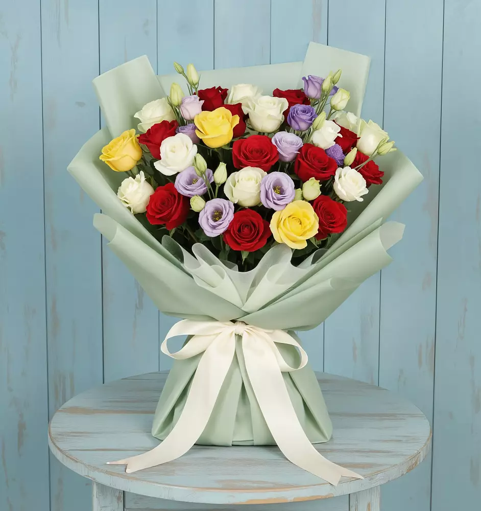 Букет цветов из: Розы в Новоукраинском