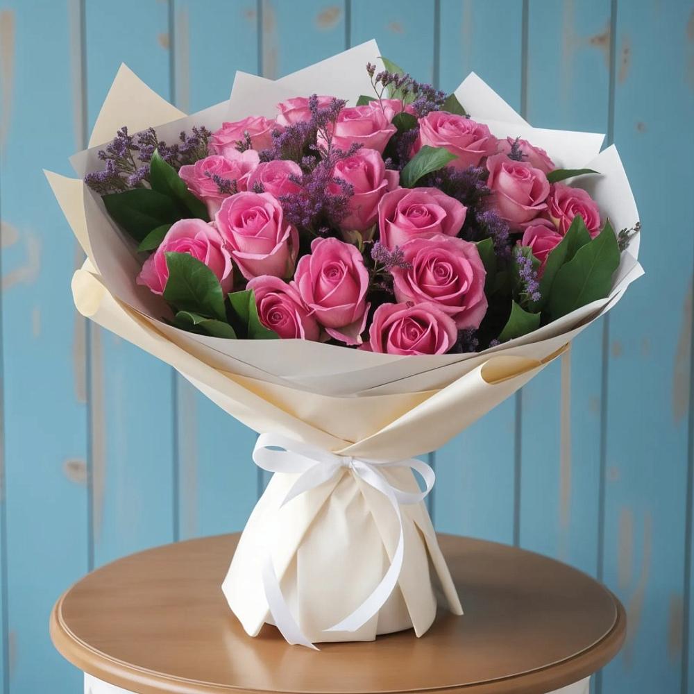 Букет цветов из: Розы в Новоукраинском