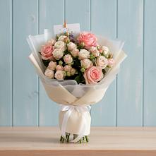 Букет цветов из:  Розы в Новоукраинском